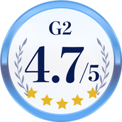 G2：4.7 / 5、5つ星