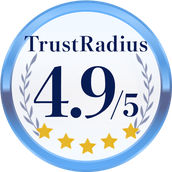 TrustRadius：4.9 / 5、5つ星